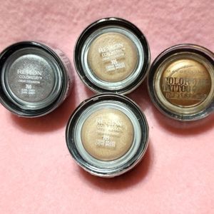 (New never opened) cream eyeshadows. 3 Revlon and one Maybelline color tattoo